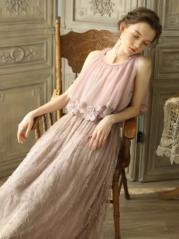 Serene Pink Elegance Dress