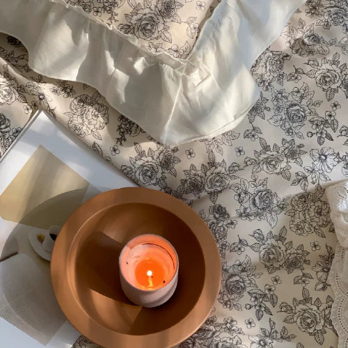 Autumn Blossom Cottagecore Bedding Set