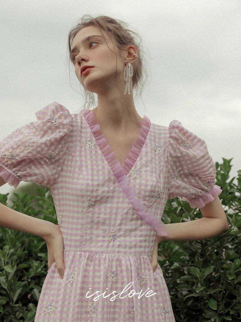 Olivia's Charming Ribbon Dress