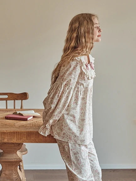 Whispering Woodland Cotton Pajama Set