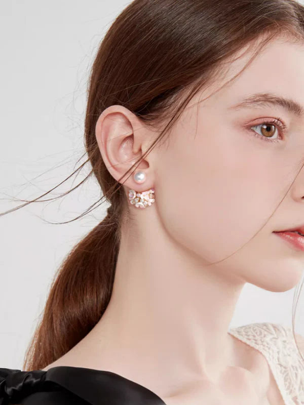 Fairy Flower Ball Earrings