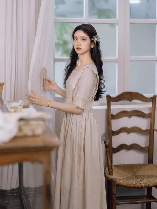 Retro Grace Ivory Dress