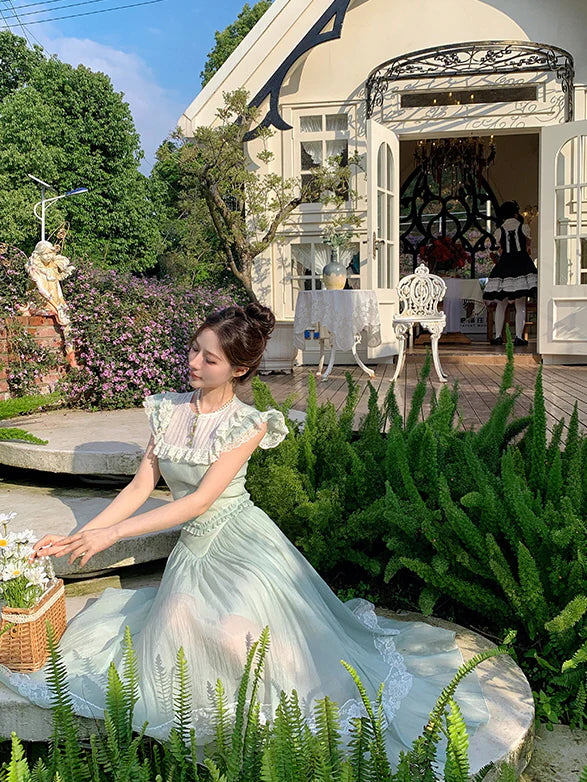 Lily's Enchanted Garden Mint Dress