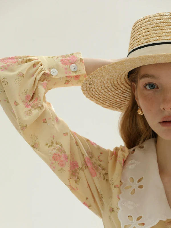 Yellow Spring Blossom Dress