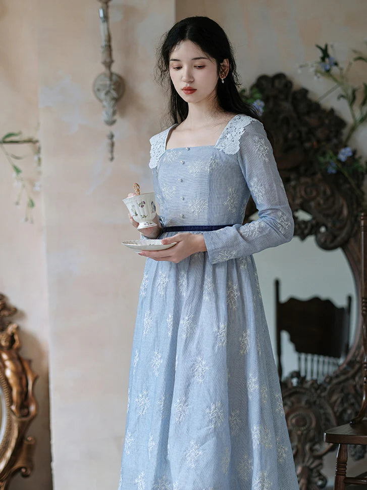Blue Belle Vintage Lace Dress