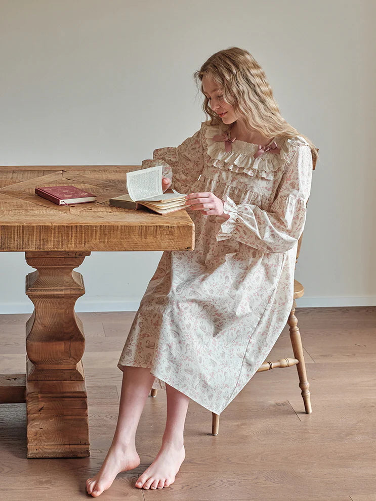 Enchanted Woodland Lace Nightgown