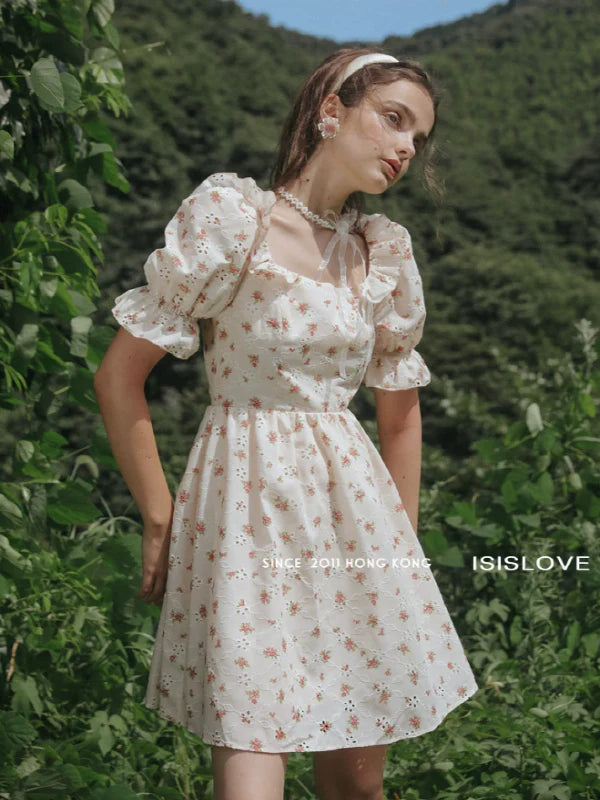 The Symphony of Floral Radiance Dress