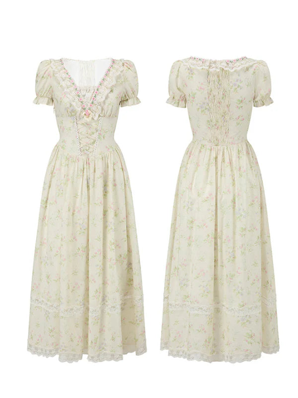 Enchanted Garden Vintage Lace Dress