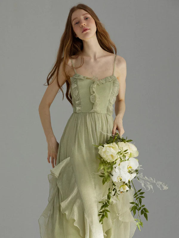 Forest Fairy Light Green Dress