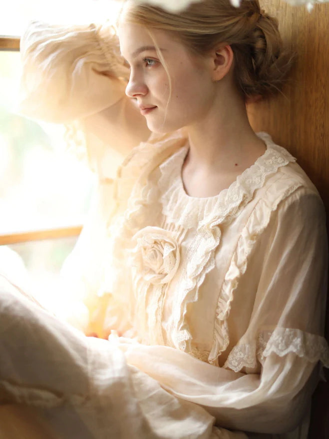 Vintage Rose Garden Blouse