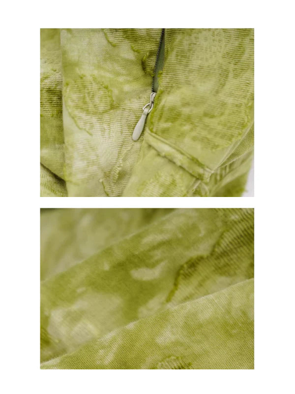 Olive Dream Linen Sundress