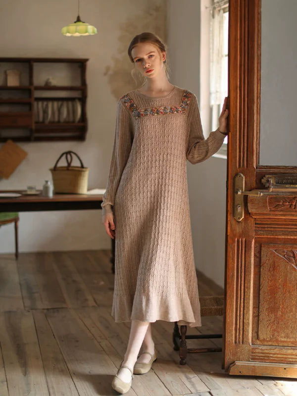 Enchanted Winter Blossom Dress