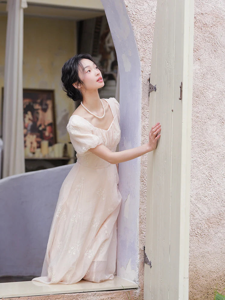 Charlotte's Vintage Charm Pink Dress