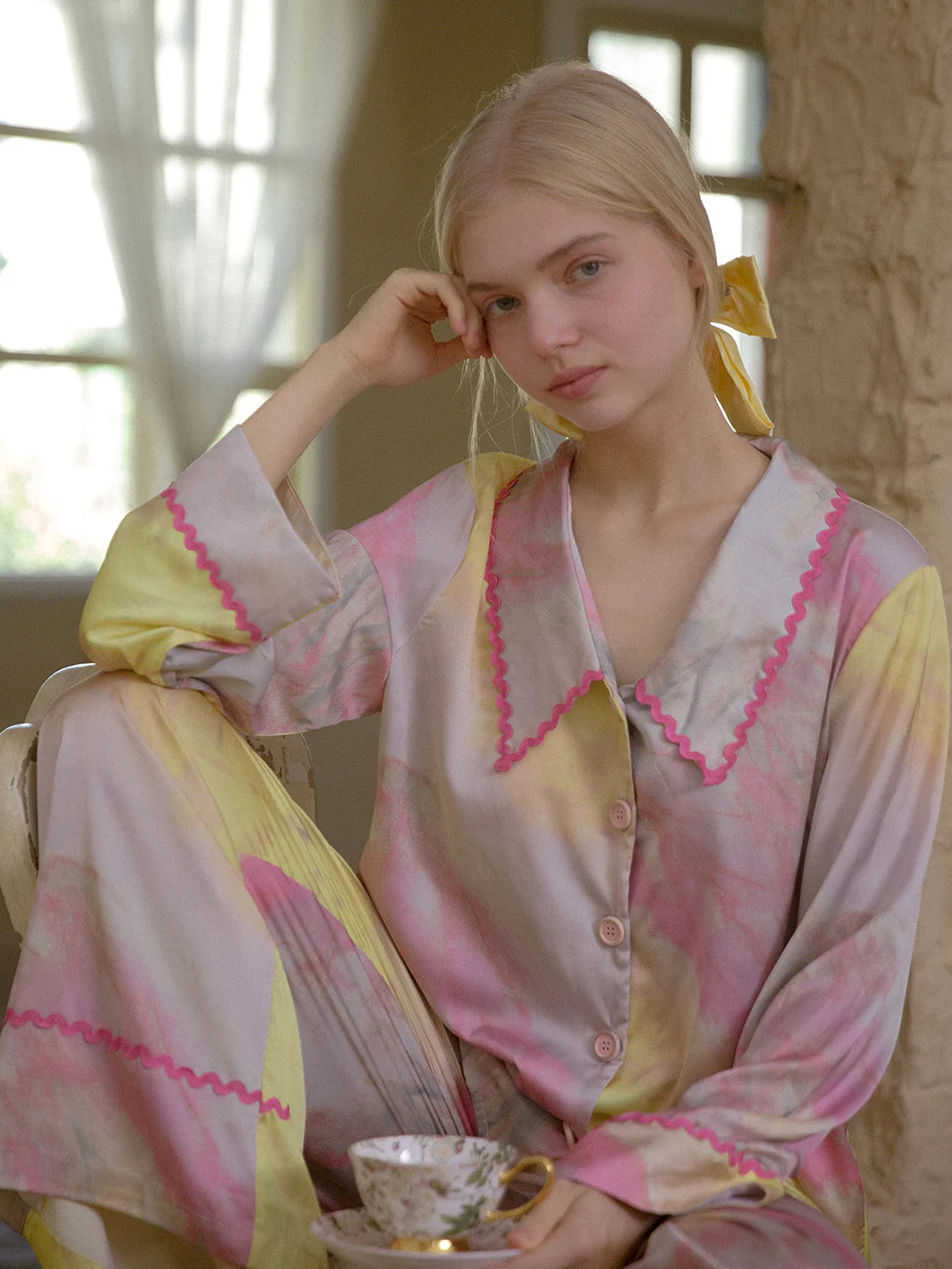 Sunset Dreams Silk Pajama