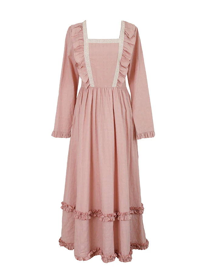 Lily's Romantic Retro Pink Dress