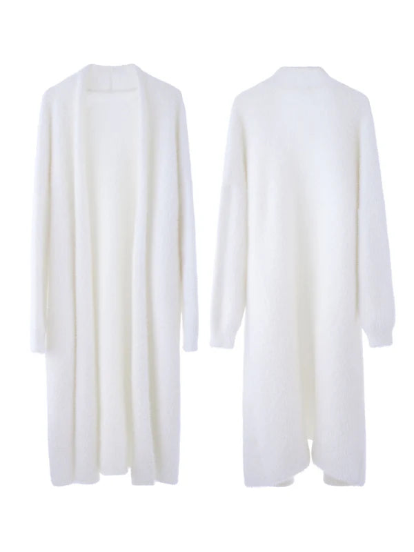 Cozy Cloud Open-Front Longline Cardigan