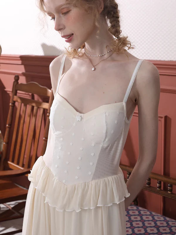 Light Yellow Princess Frill Loungewear