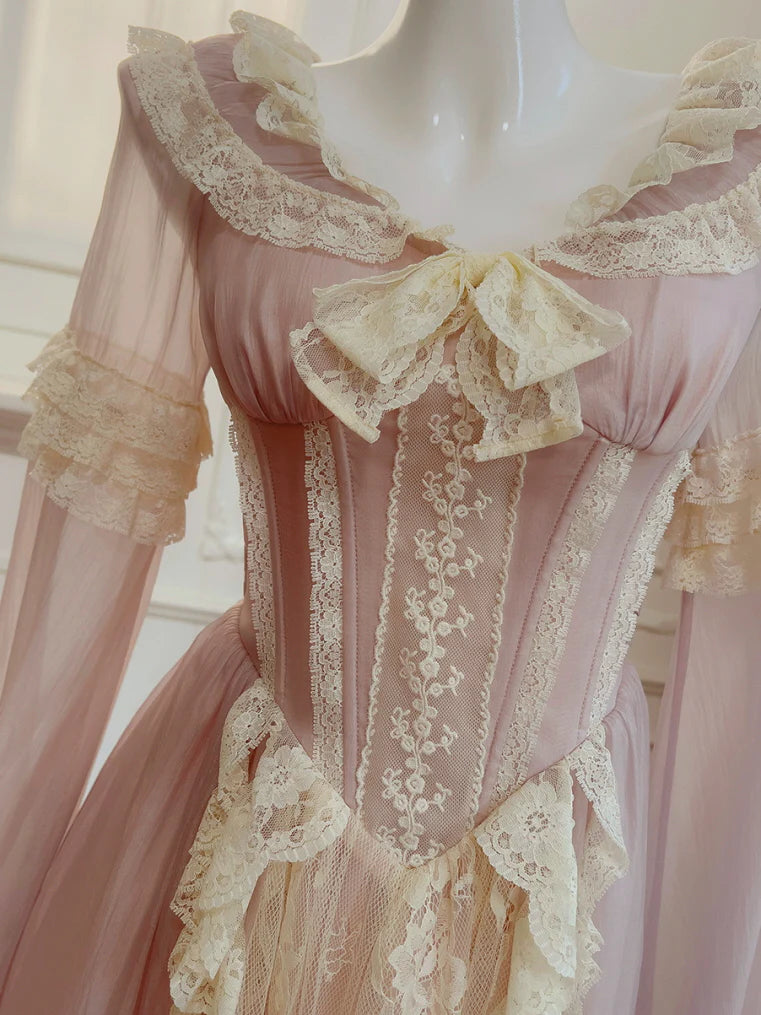 Victorian Rose Lace Princess Dress