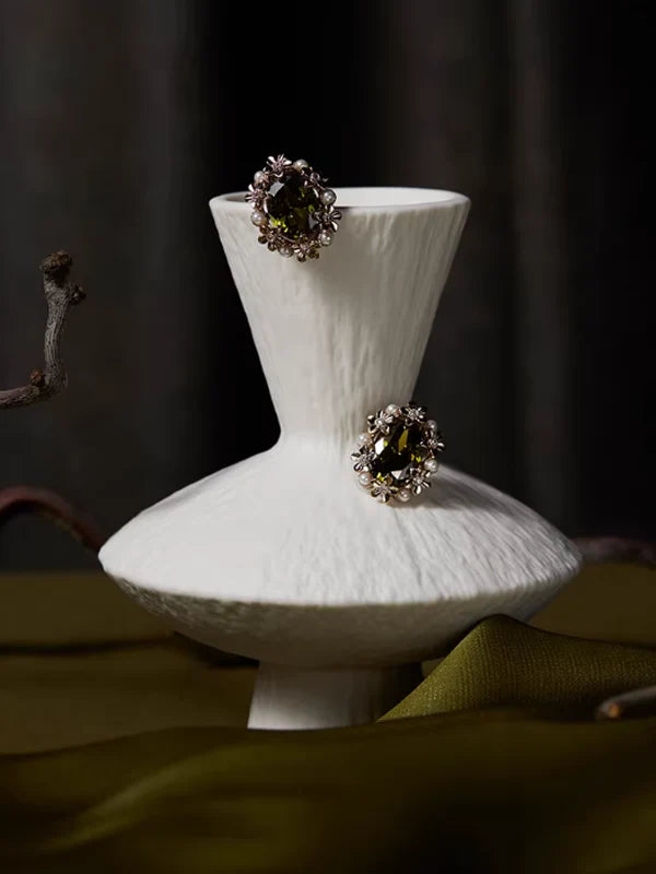 Pearl Flower Serenity Earrings