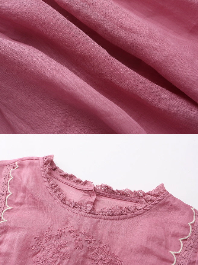 Wildflower Garden Embroidered Blouse