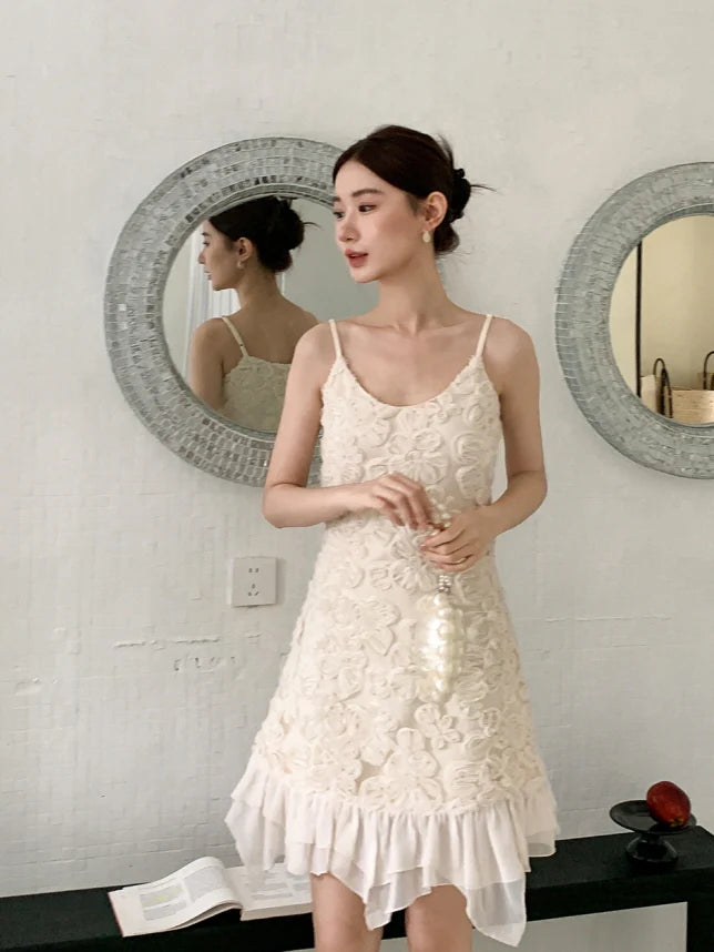 Rosette Garden Petal Mini Dress