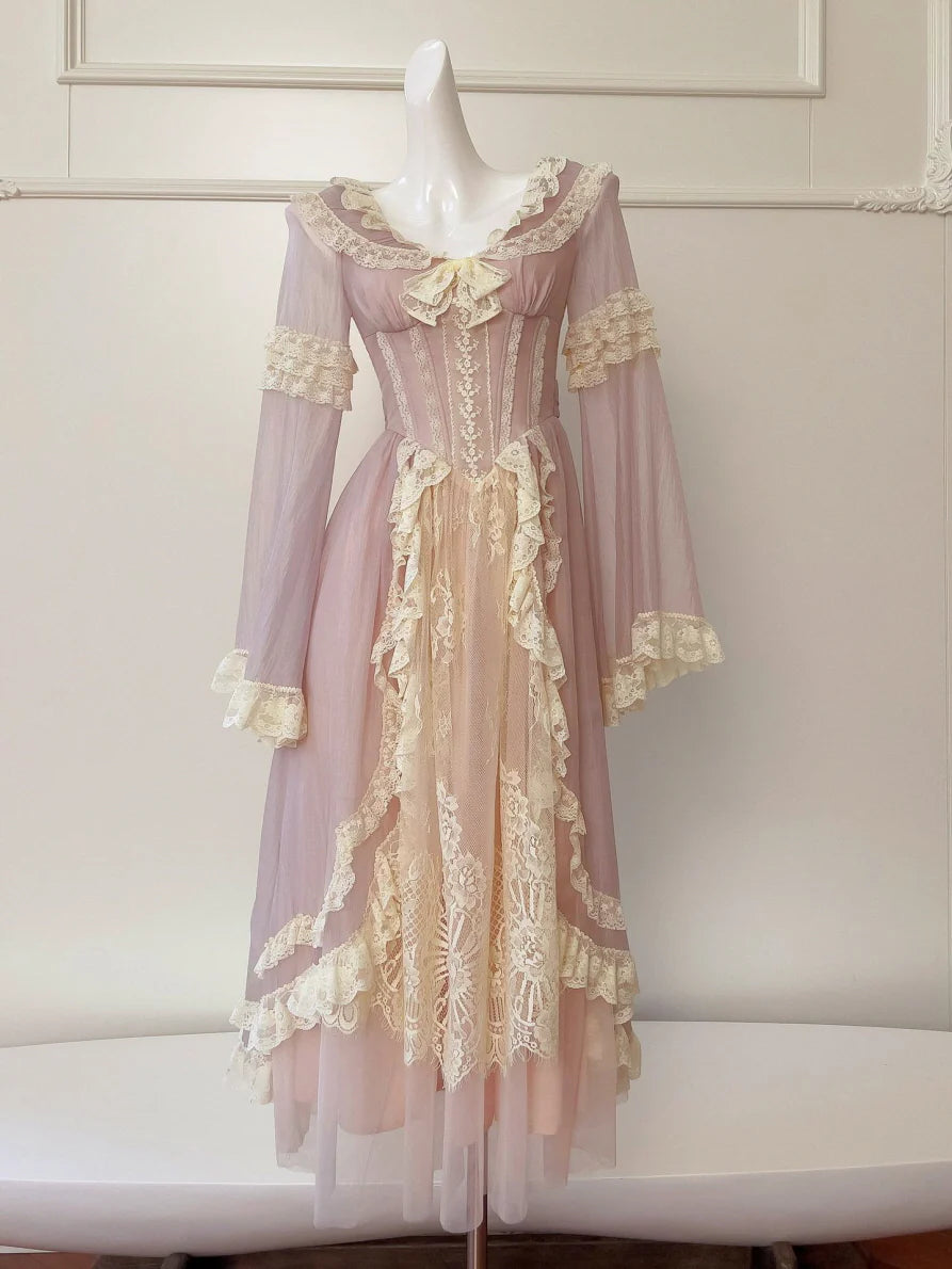 Victorian Rose Lace Princess Dress