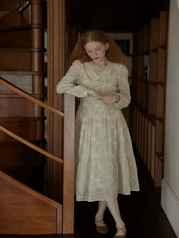 Autumn Leaf Whisper Dress