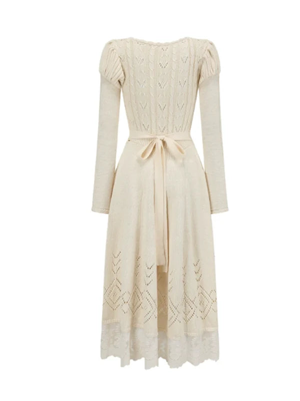 Enchanted Rose Vintage Knit Dress