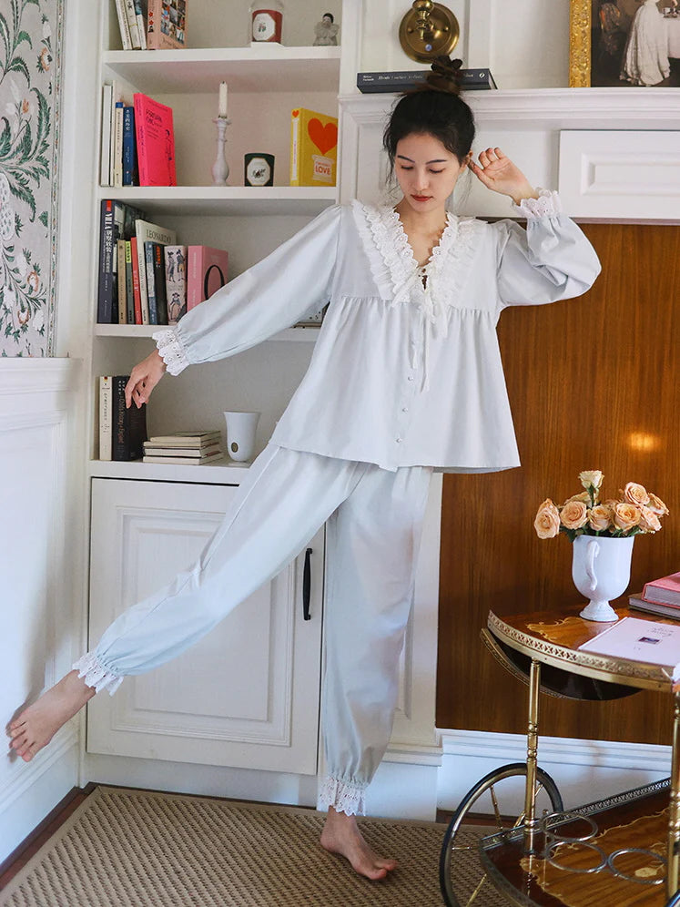 Vintage Dream Lace Pajama Set