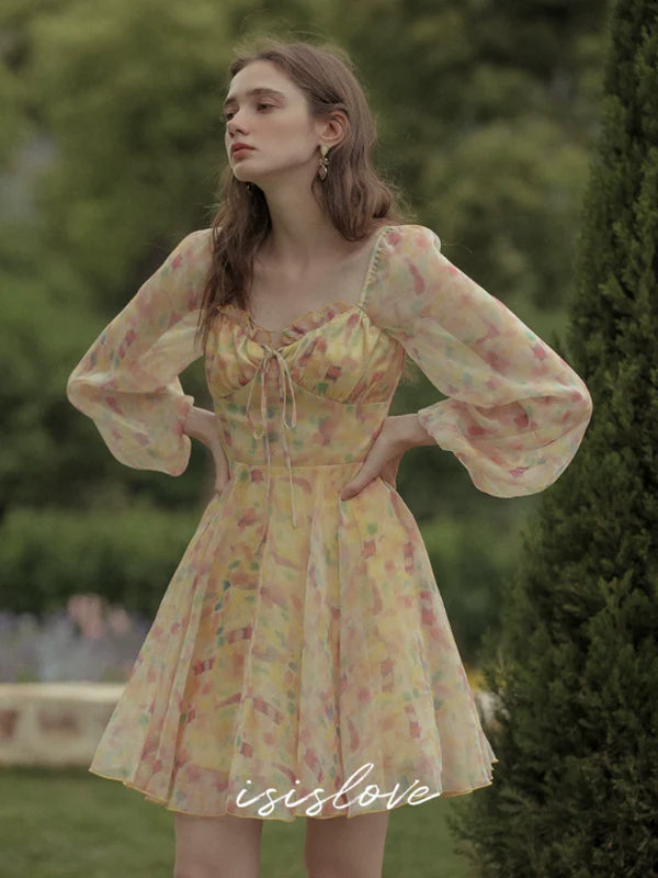 Sun-kissed Butterfly Waltz Dress