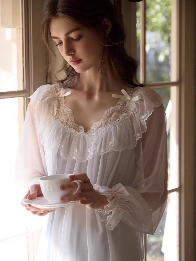 Dreamy Ruffle Lace Fairy Pajama Set